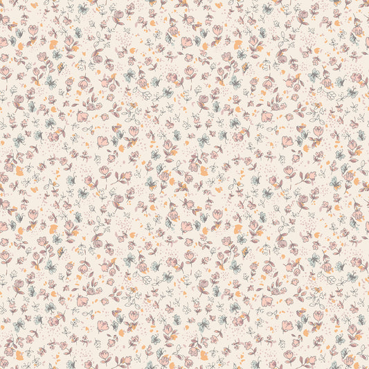 Next Calm Ditsy Floral Cream Wallpaper