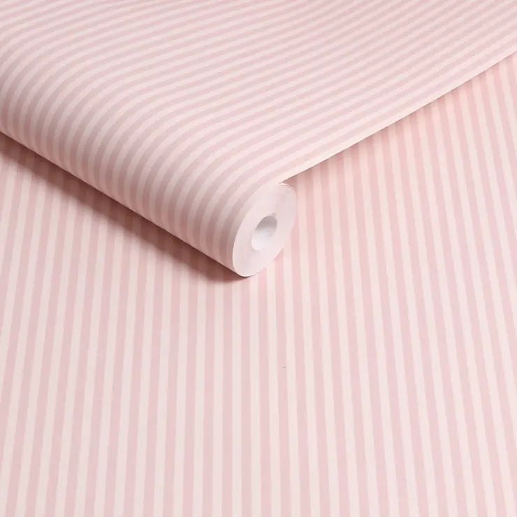 Next Calm Stripe Pink Wallpaper
