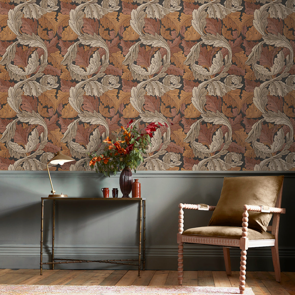 Acanthus Wallpaper Wallpaper Inn