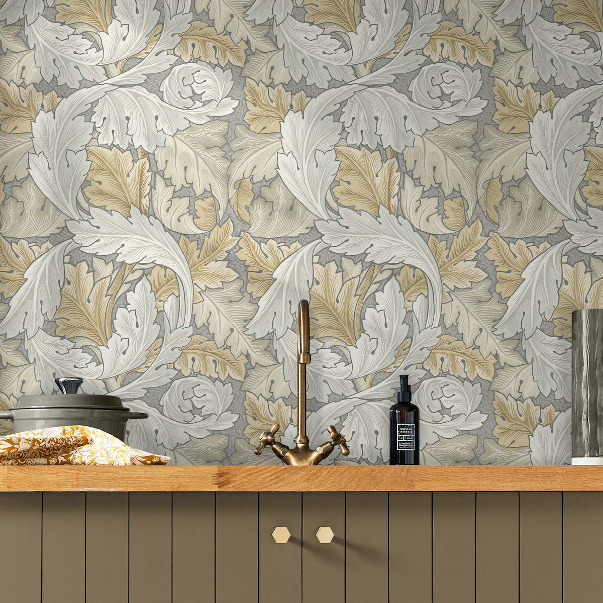 Acanthus Wallpaper Wallpaper Inn