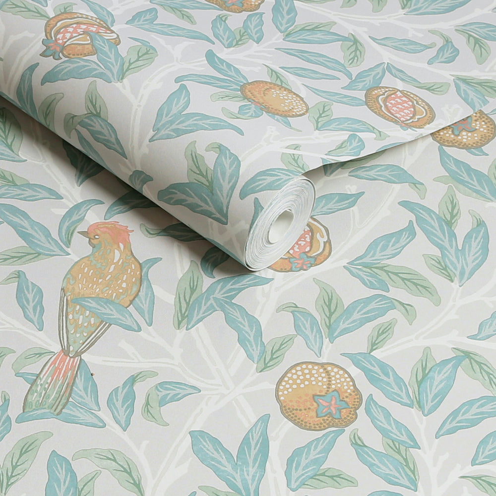 Bird & Pomegranate Wallpaper Wallpaper Inn