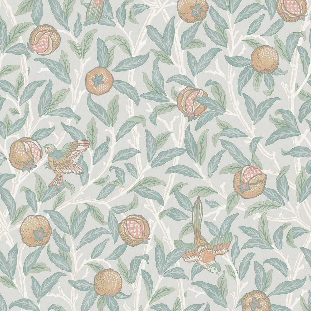 Bird & Pomegranate Wallpaper Wallpaper Inn