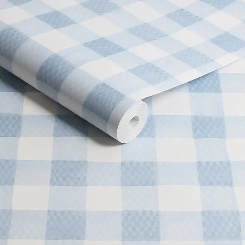 Painted Gingham Wallpaper Wallpaper Inn