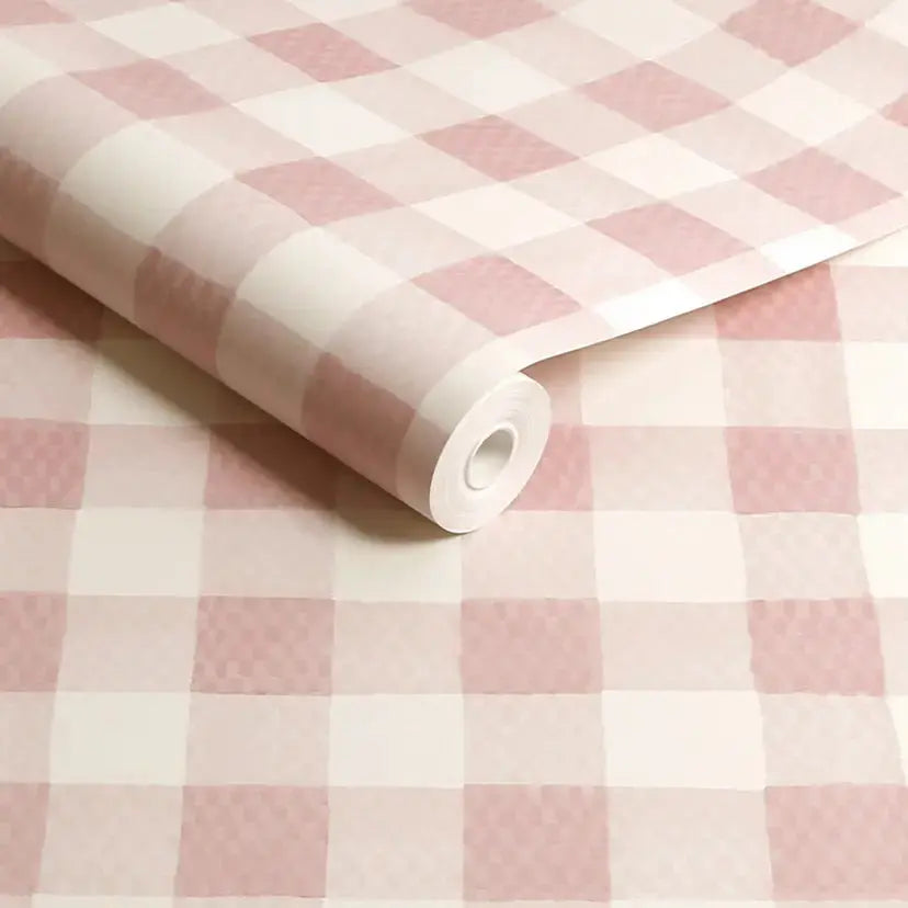 Painted Gingham Wallpaper Wallpaper Inn