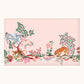 Painted Kingdom Pink Fixed Size Mural