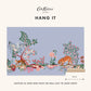 Painted Kingdom Blue Fixed Size Mural