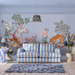Painted Kingdom Blue Fixed Size Mural