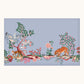 Painted Kingdom Blue Fixed Size Mural