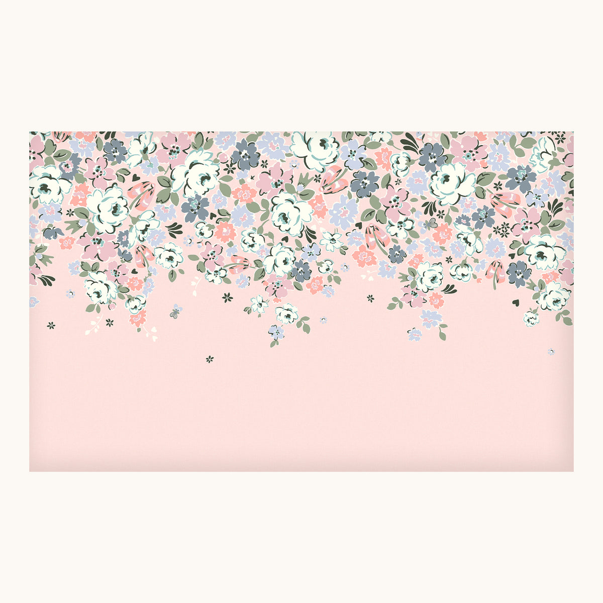 Clifton Floral Pink Fixed Size Mural