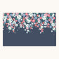Clifton Floral Navy Fixed Size Mural