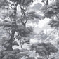 Bobart's Garden Monochrome Wallpaper