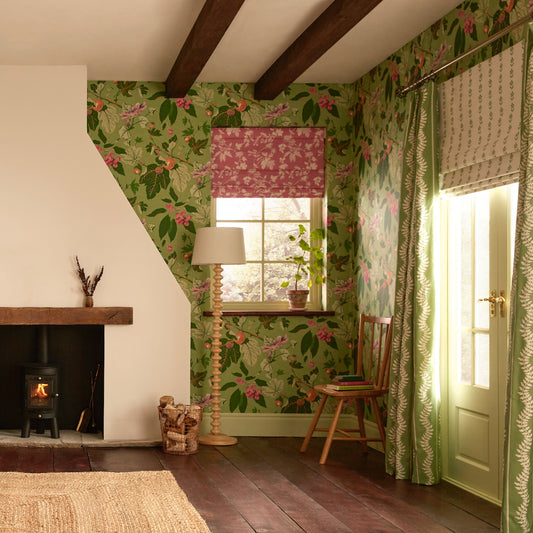 Craftwork Trail Green Wallpaper