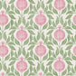 Apple of Grenada Pink & Green Wallpaper