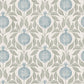 Apple of Grenada Sky Blue & Green Wallpaper