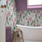 Botanist Scroll Pink Wallpaper