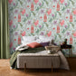 Botanist Scroll Duck Egg Wallpaper