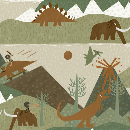 Prehistoric Kids Wallpaper Wallpaper Inn