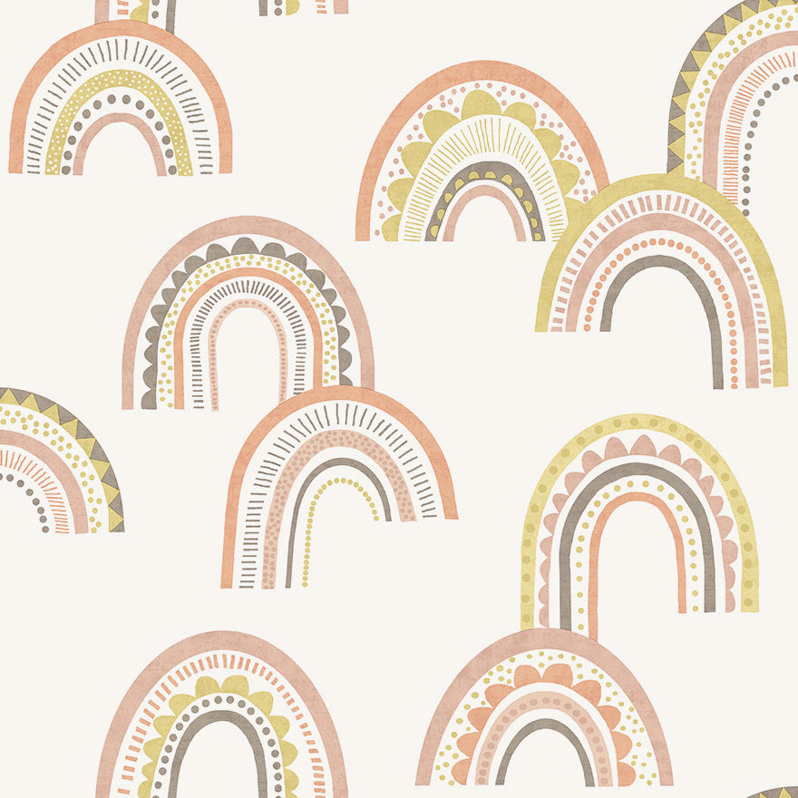 Boho Rainbow Kids Wallpaper Wallpaper Inn