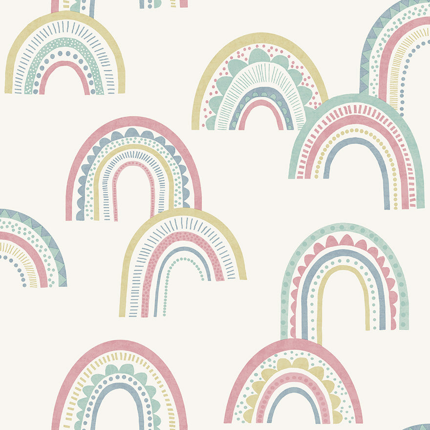 Boho Rainbow Kids Wallpaper Wallpaper Inn