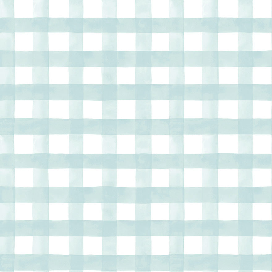 Watercolour Gingham Kids Wallpaper Wallpaper Inn