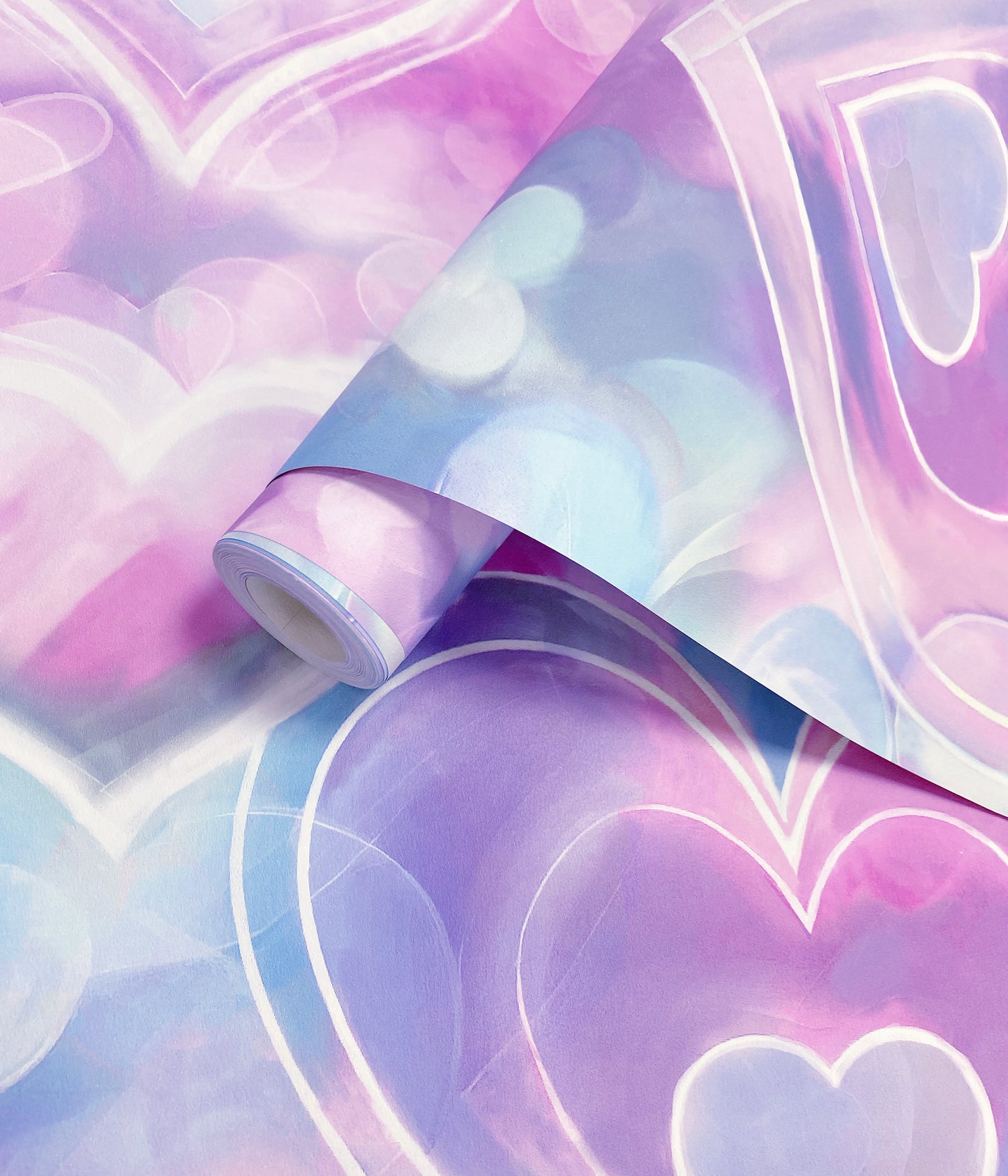 Neon Hearts Pink/Blue