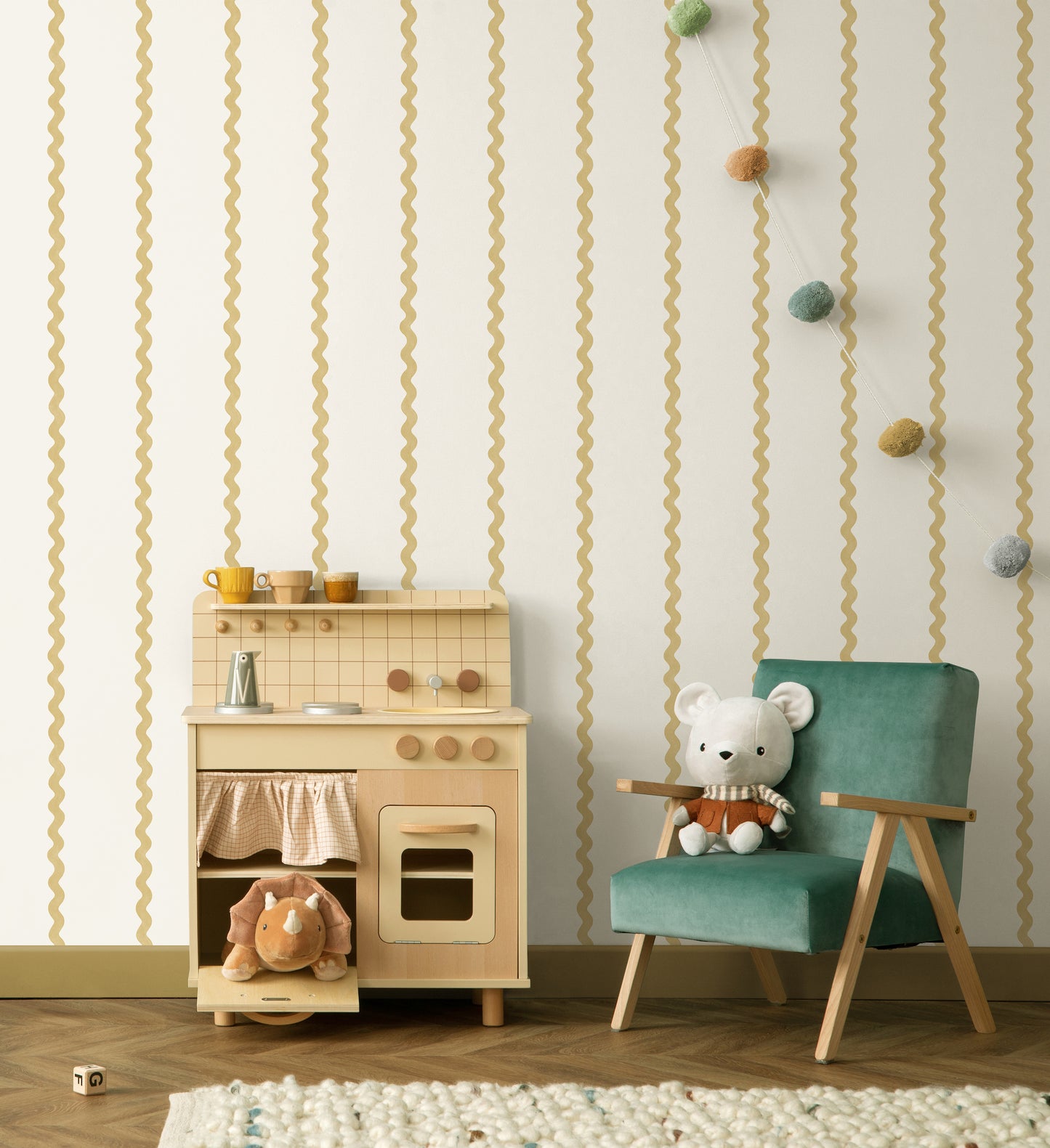 Do The Wiggle Stripe Ochre
