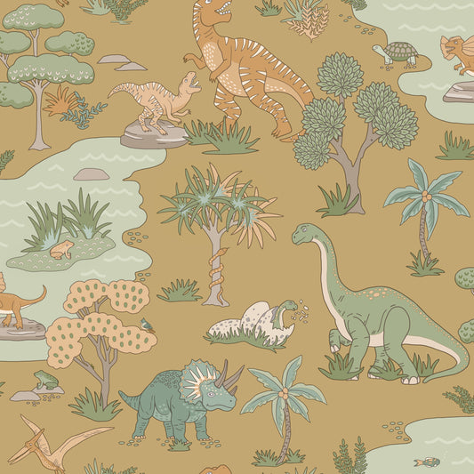 Dino Zoo Ochre