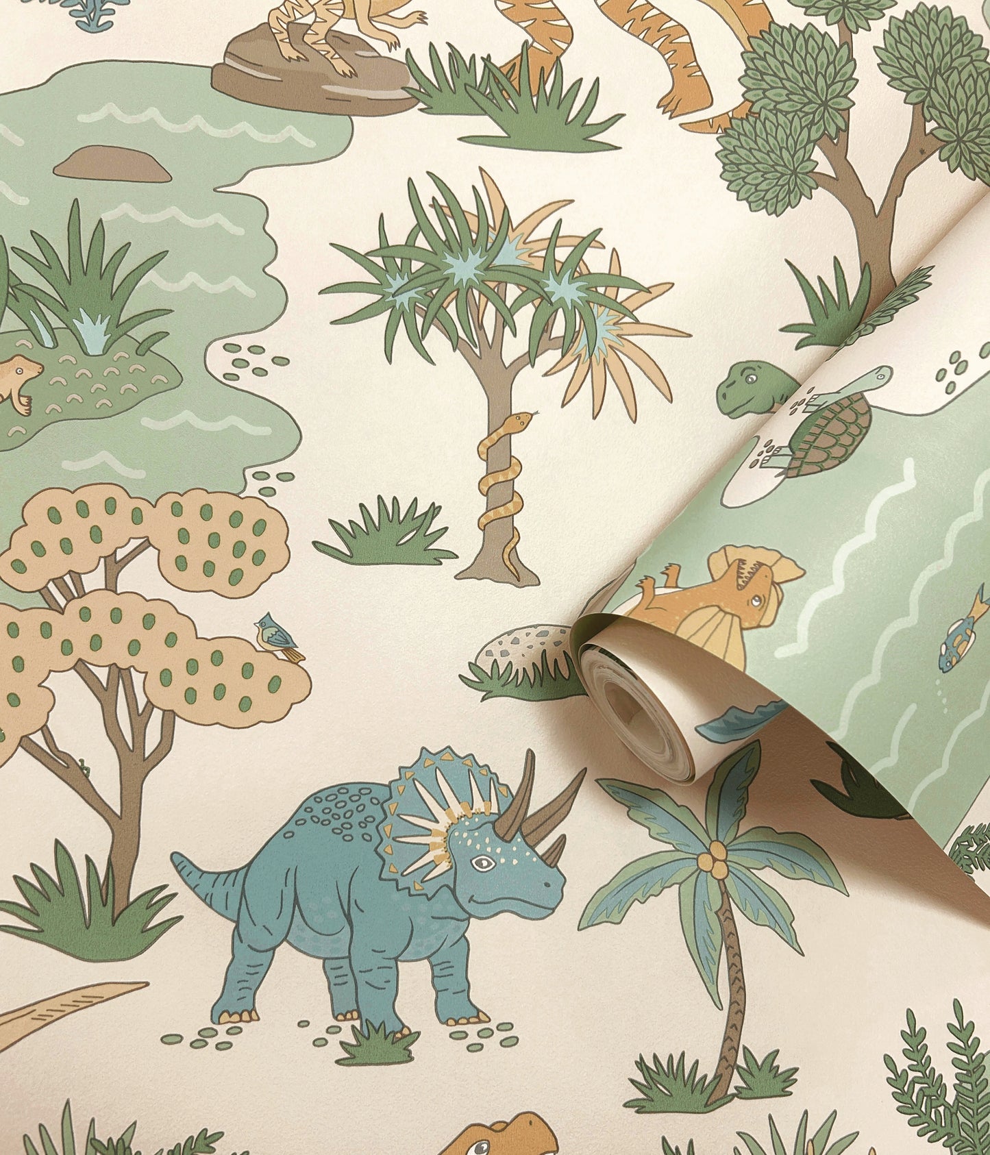 Dino Zoo Cream / Multi