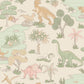 Dino Zoo Pink / Sage