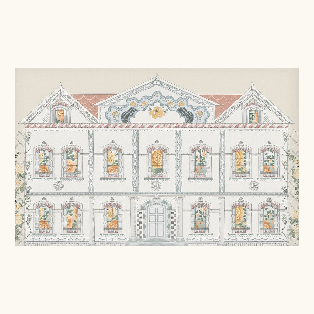 Doll House Pastel Mural