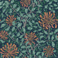 Honeysuckle Tidewater Blue Wallpaper