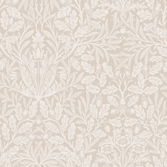 Acorn Hessian Wallpaper