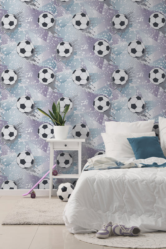 Football Frenzy Lilac / Silver