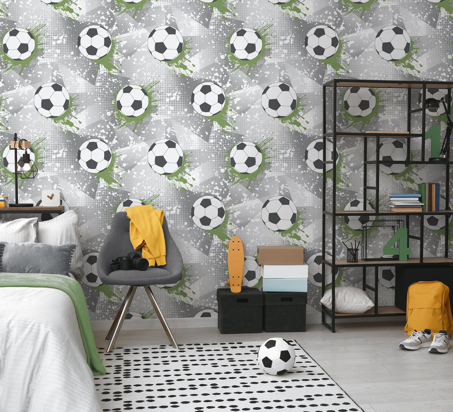 Football Frenzy Grey / Green