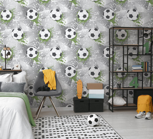 Football Frenzy Grey / Green