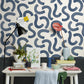 Curly Confetti Navy