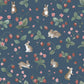 Bunnies & Berries Navy