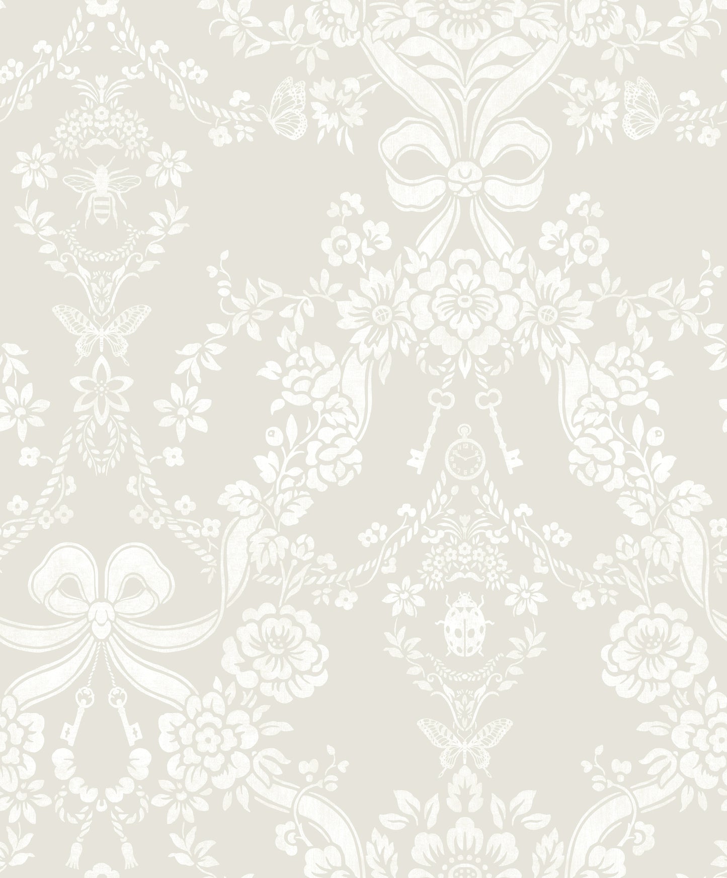 Bow Damask Taupe