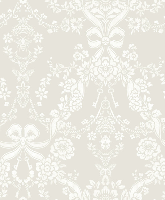 Bow Damask Taupe