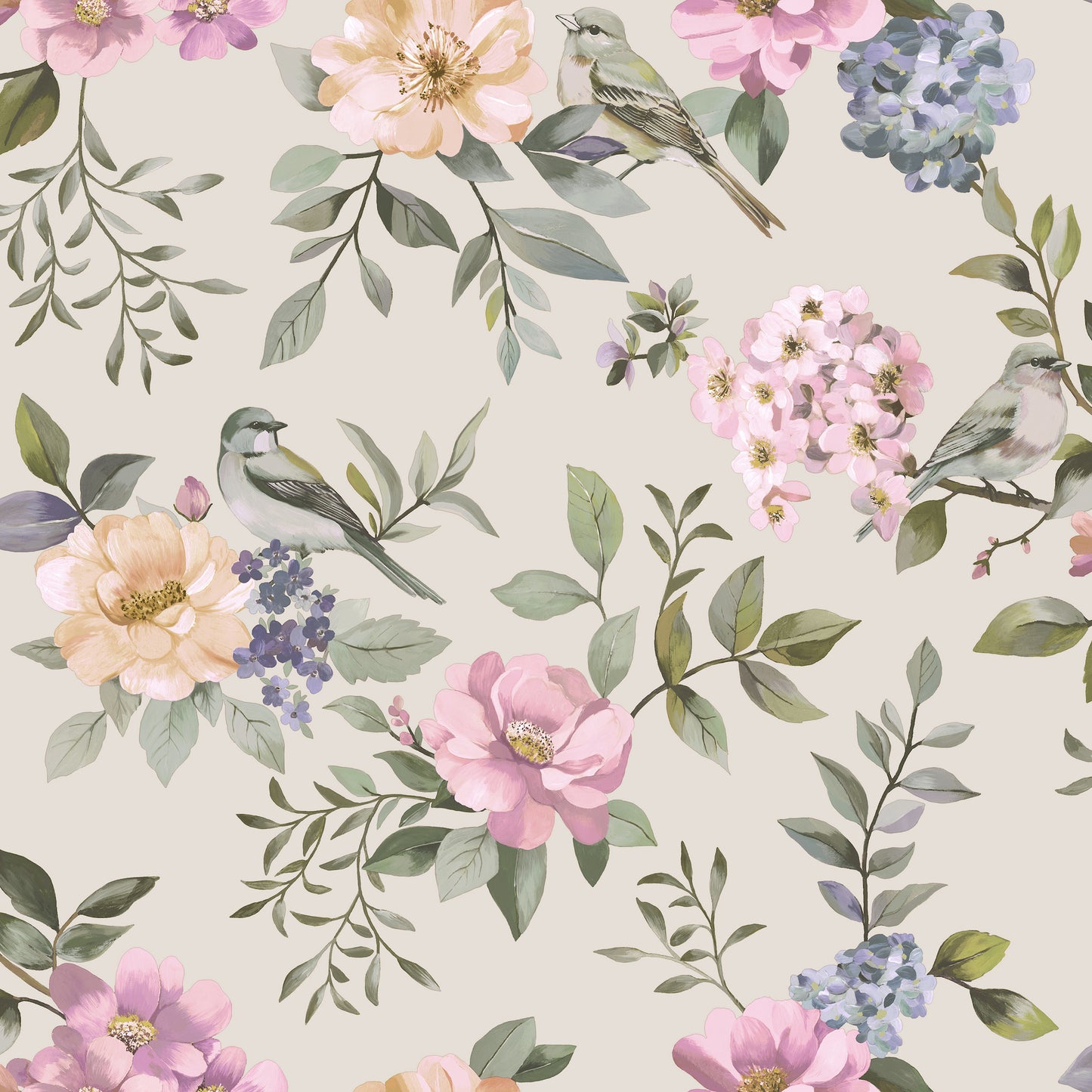 The Bird Garden Beige / Multi