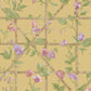Trailing Floral Trellis Ochre