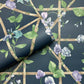 Trailing Floral Trellis Navy