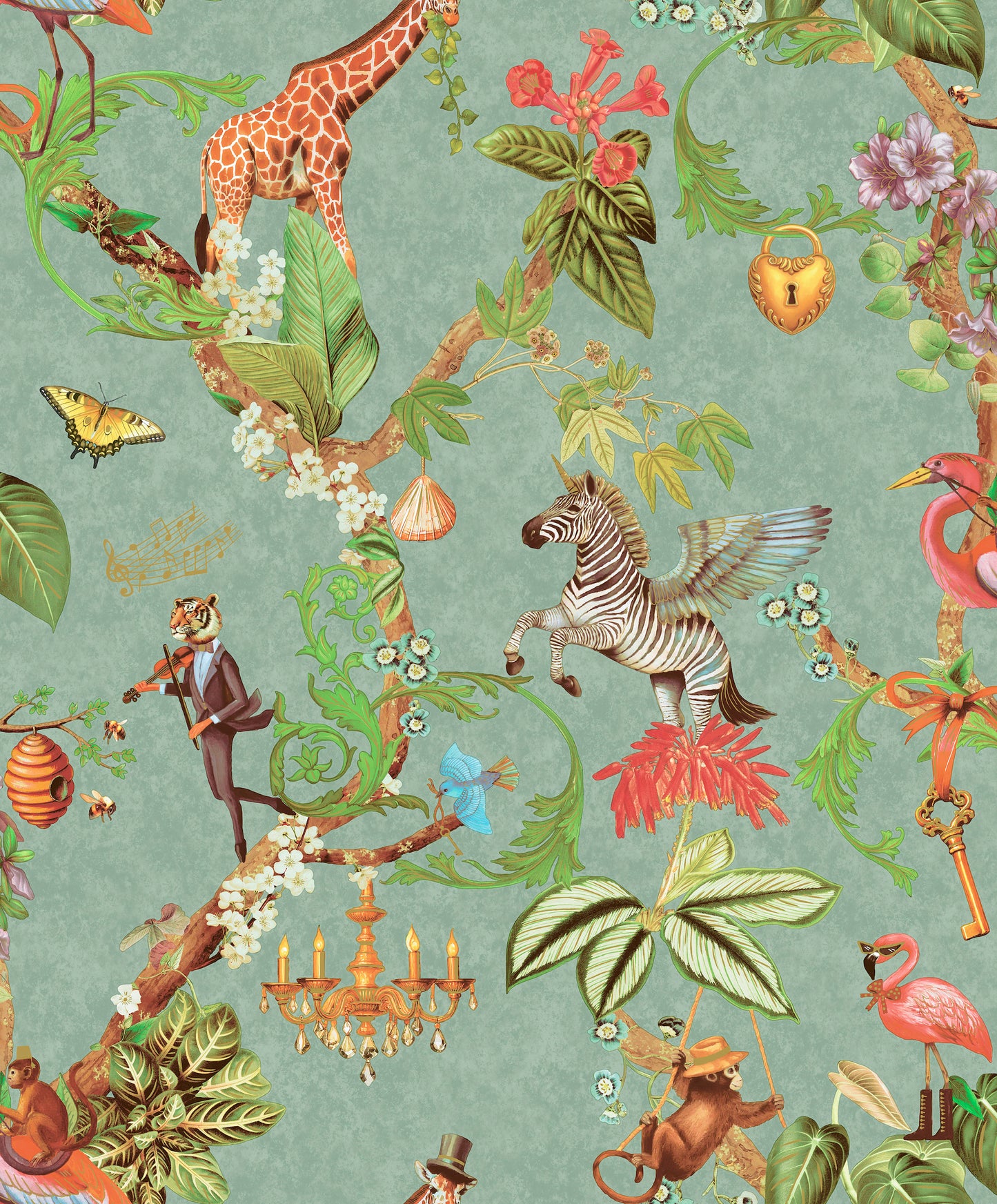 Safari Symphony Soft Teal