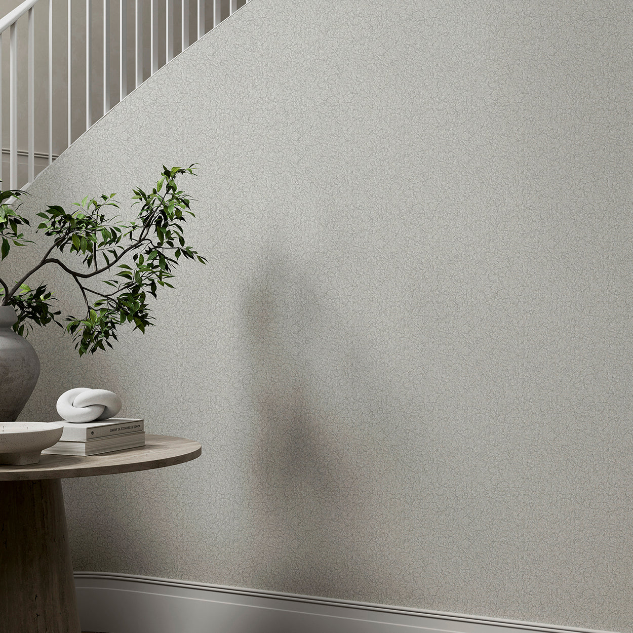 Echo Texture Light Grey - Wallpaper Inn 