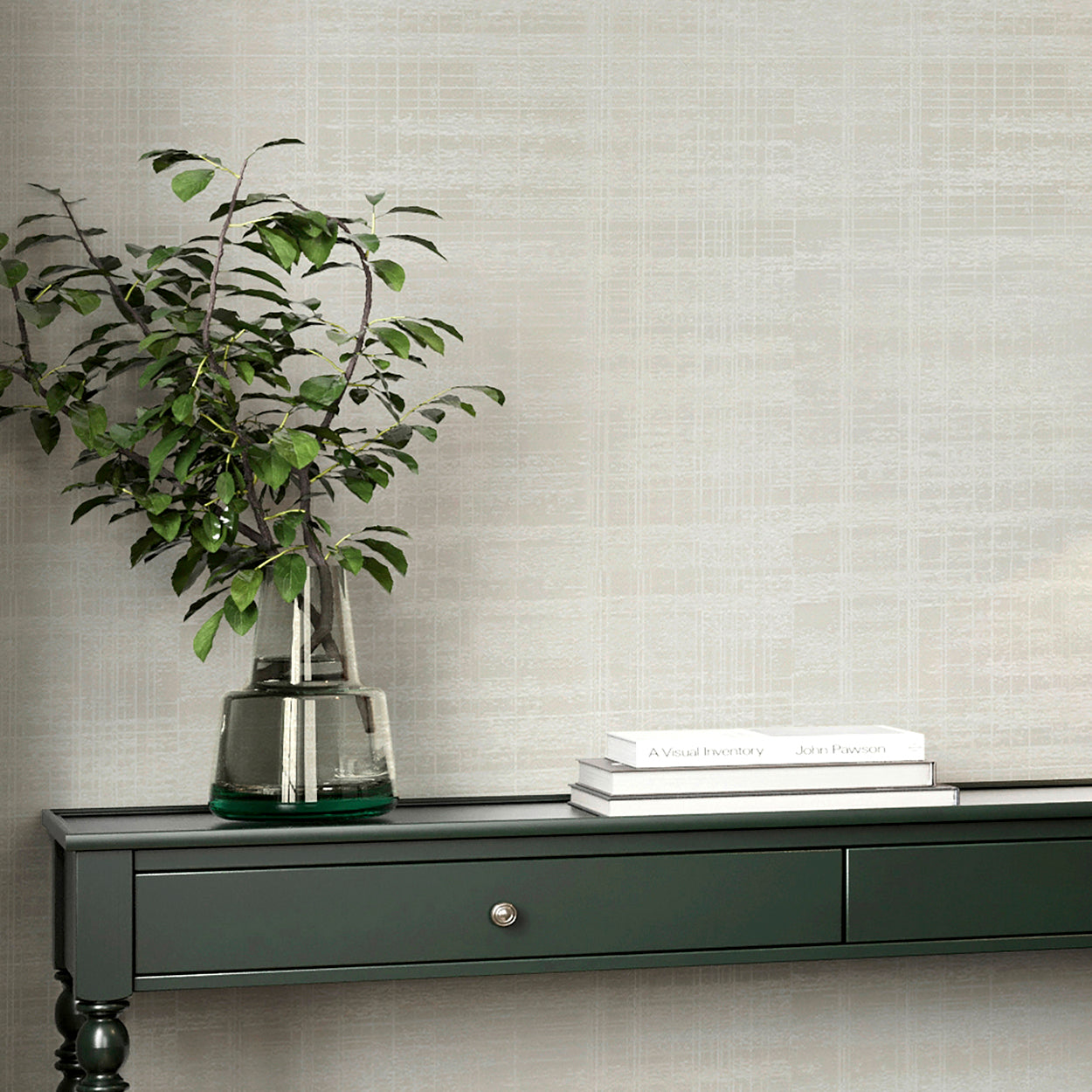 Lamont Weave Pearl - Wallpaper Inn 
