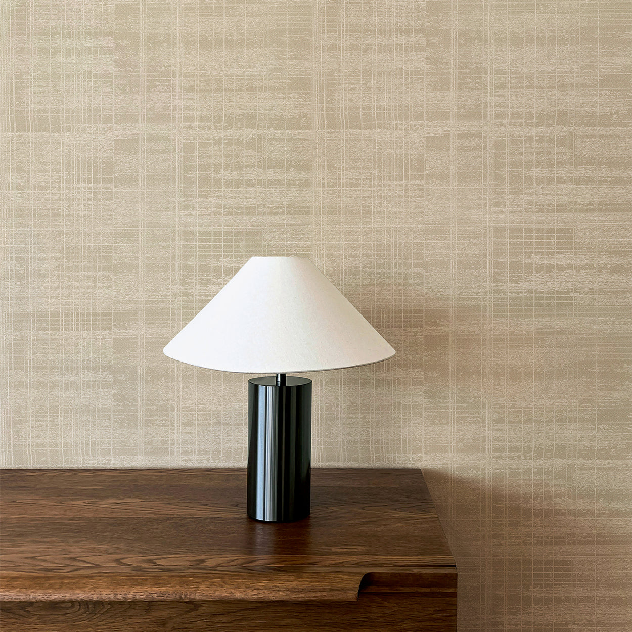 Lamont Weave Chalk - Wallpaper Inn 