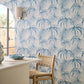 Next Cream Palm Print Wallpaper
