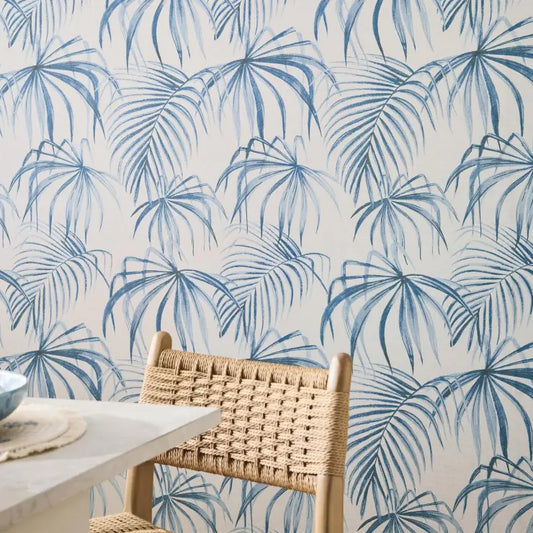 Next Cream Palm Print Wallpaper