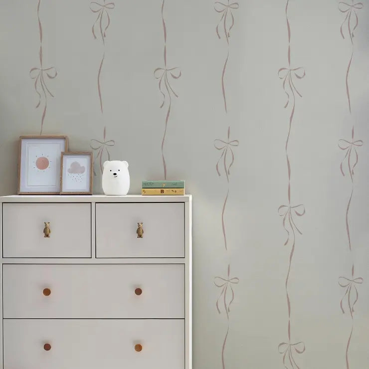 Next Antoinette Bow Pink Wallpaper
