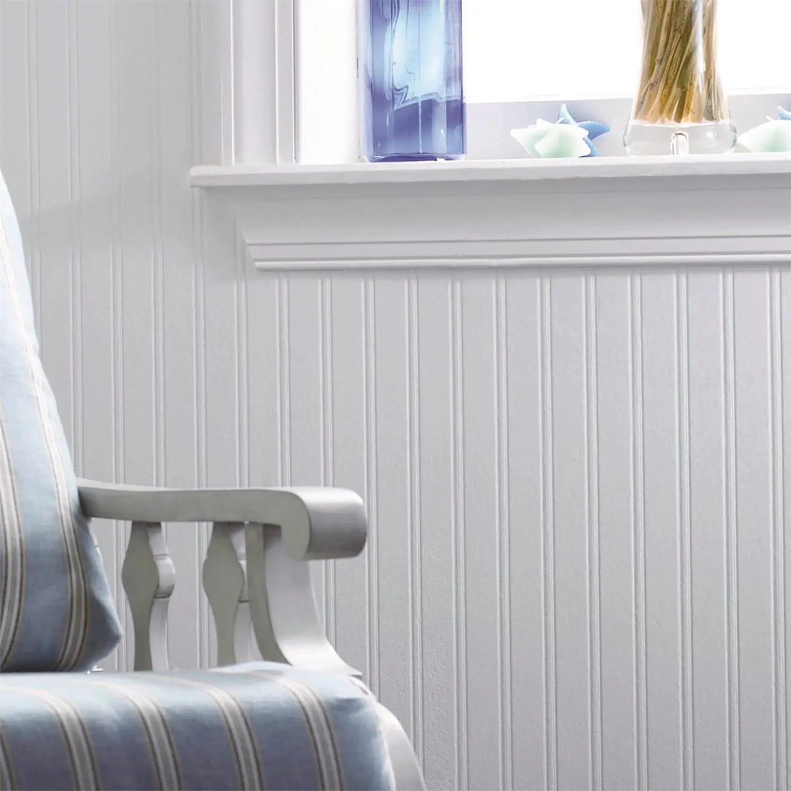 Beadboard Paintable Wallpaper Wallpaper Inn